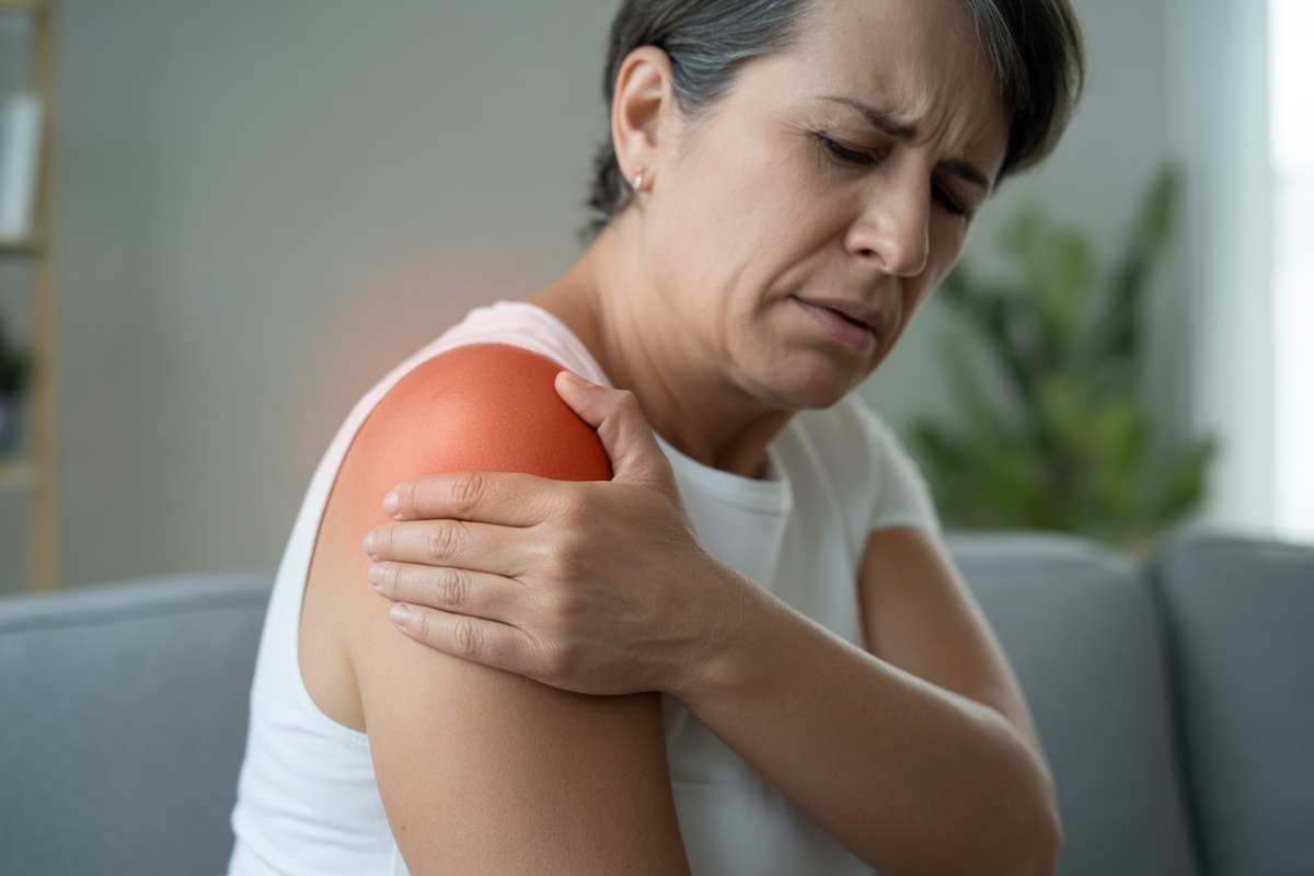 Nerf coincé épaule : symptômes à connaître